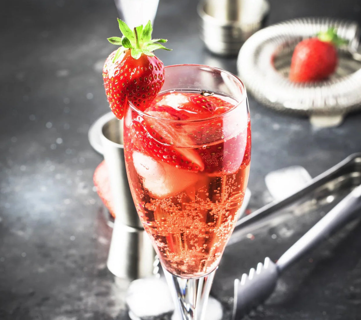 Champagne + Strawberries